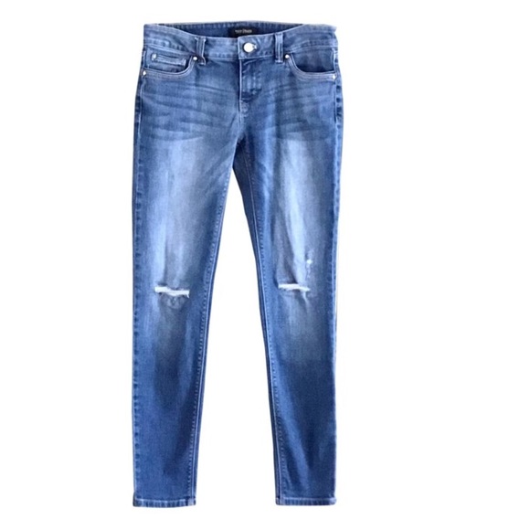 White House Black Market Denim - WHBM The Skimmer Distressed Jeans